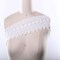 1 Yard Ivory 4 Inch Lisetta Elegant Floral Organza Lace Trim for Wedding Dress Costume
